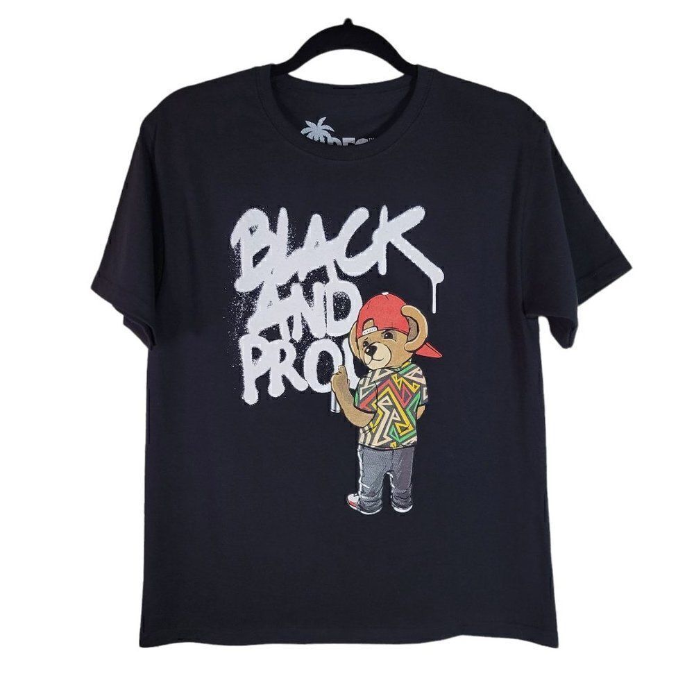 Vibes "Black And Proud" Graphic Tee (Size L)